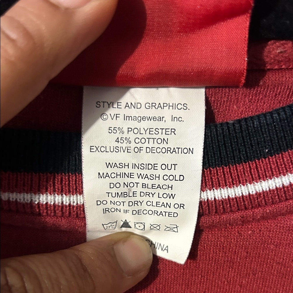 Vintage san francisco 49ers Large size red sweatshirt - Picture 3 of 5